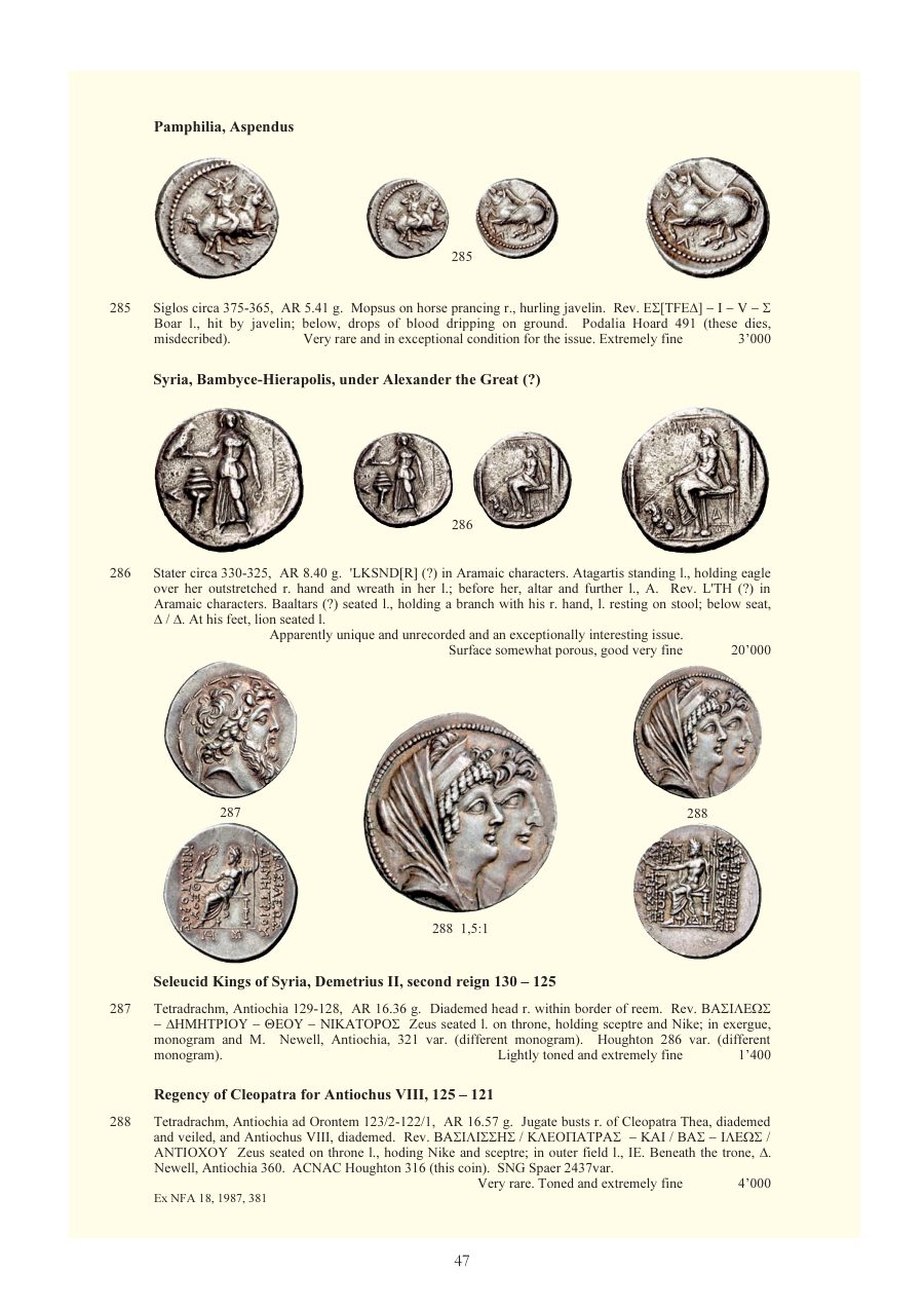 Numismatica Ars Classica Auction 46 (2008) page 48
