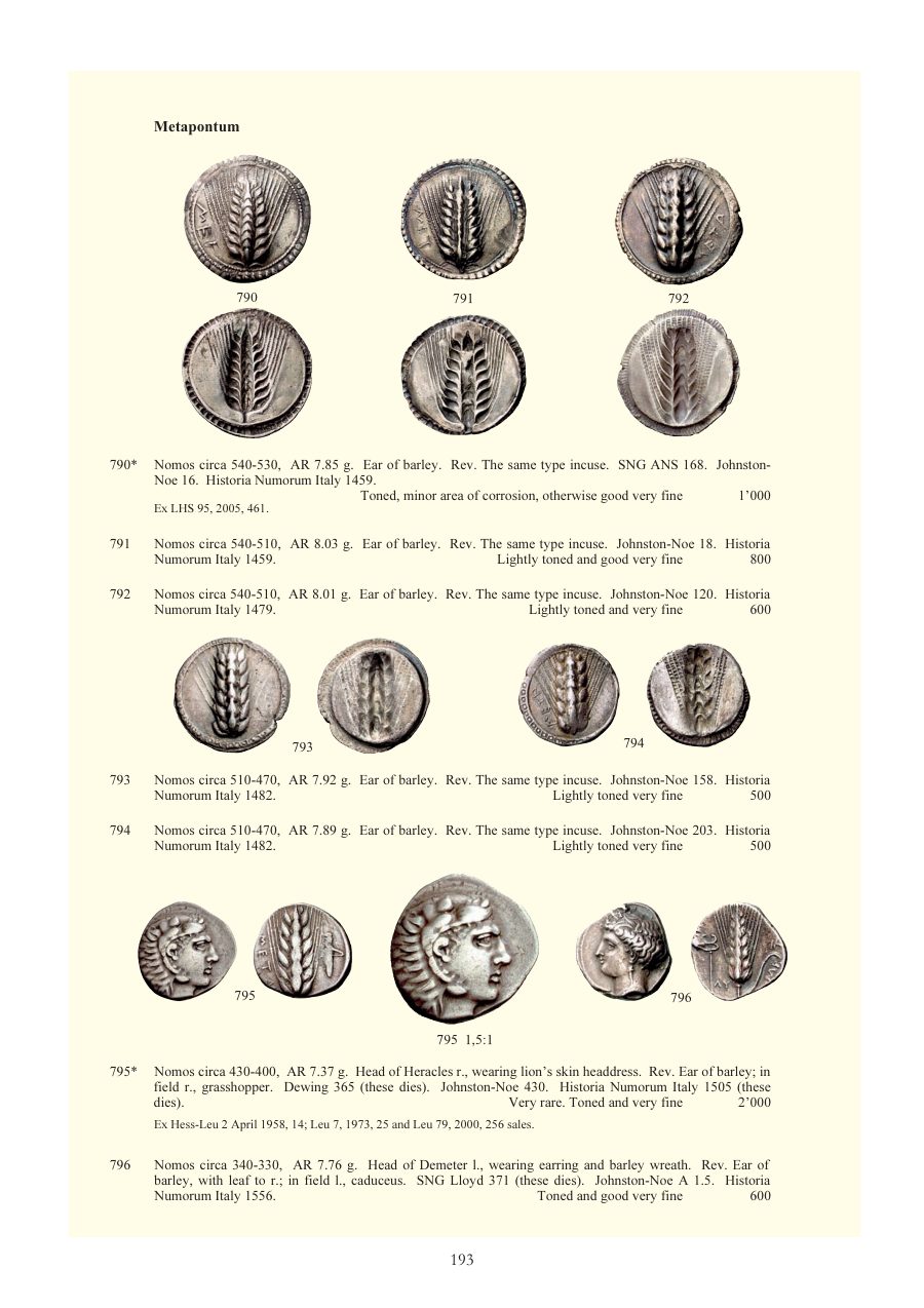 Numismatica Ars Classica Auction 46 (2008) page 130