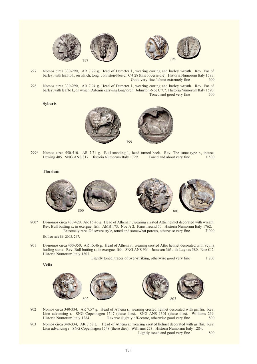 Numismatica Ars Classica Auction 46 (2008) page 131