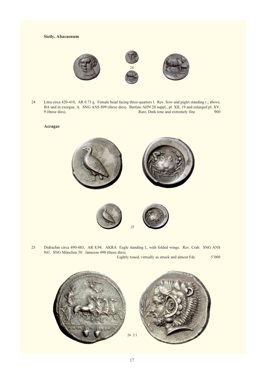 Numismatica Ars Classica Auction 48 (2008) page 17