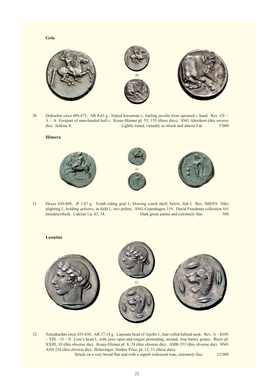 Numismatica Ars Classica Auction 48 (2008) page 21