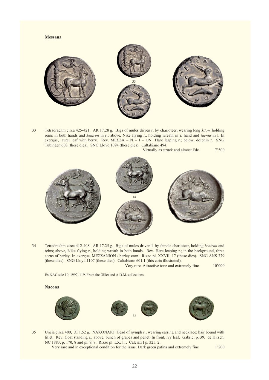Numismatica Ars Classica Auction 48 (2008) page 22