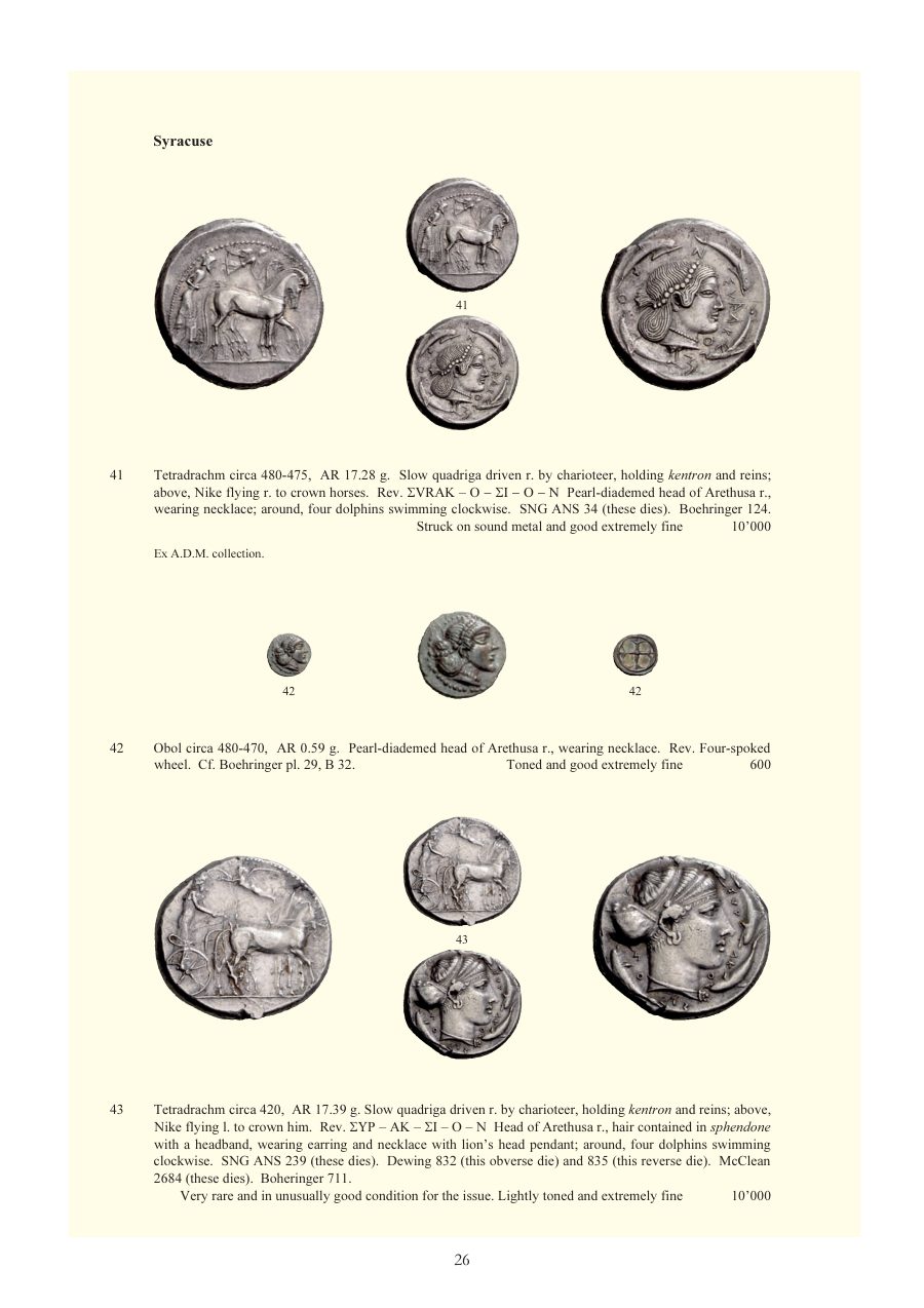 Numismatica Ars Classica Auction 48 (2008) page 26