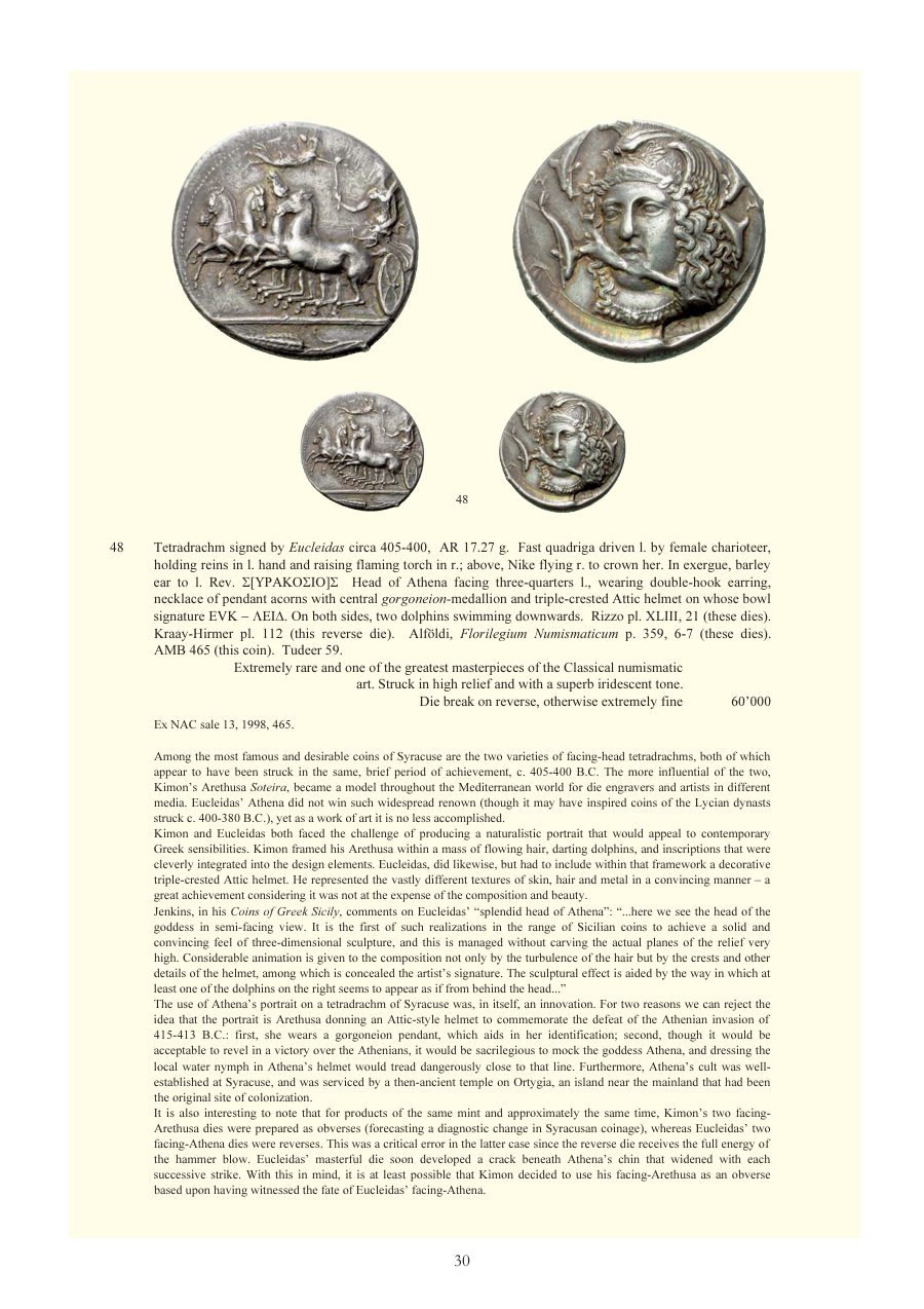 Numismatica Ars Classica Auction 48 (2008) page 30