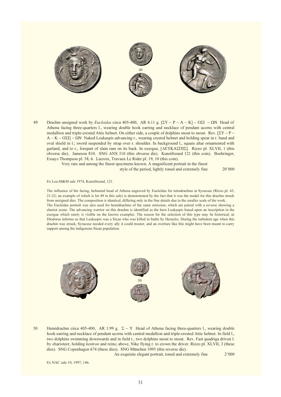 Numismatica Ars Classica Auction 48 (2008) page 31