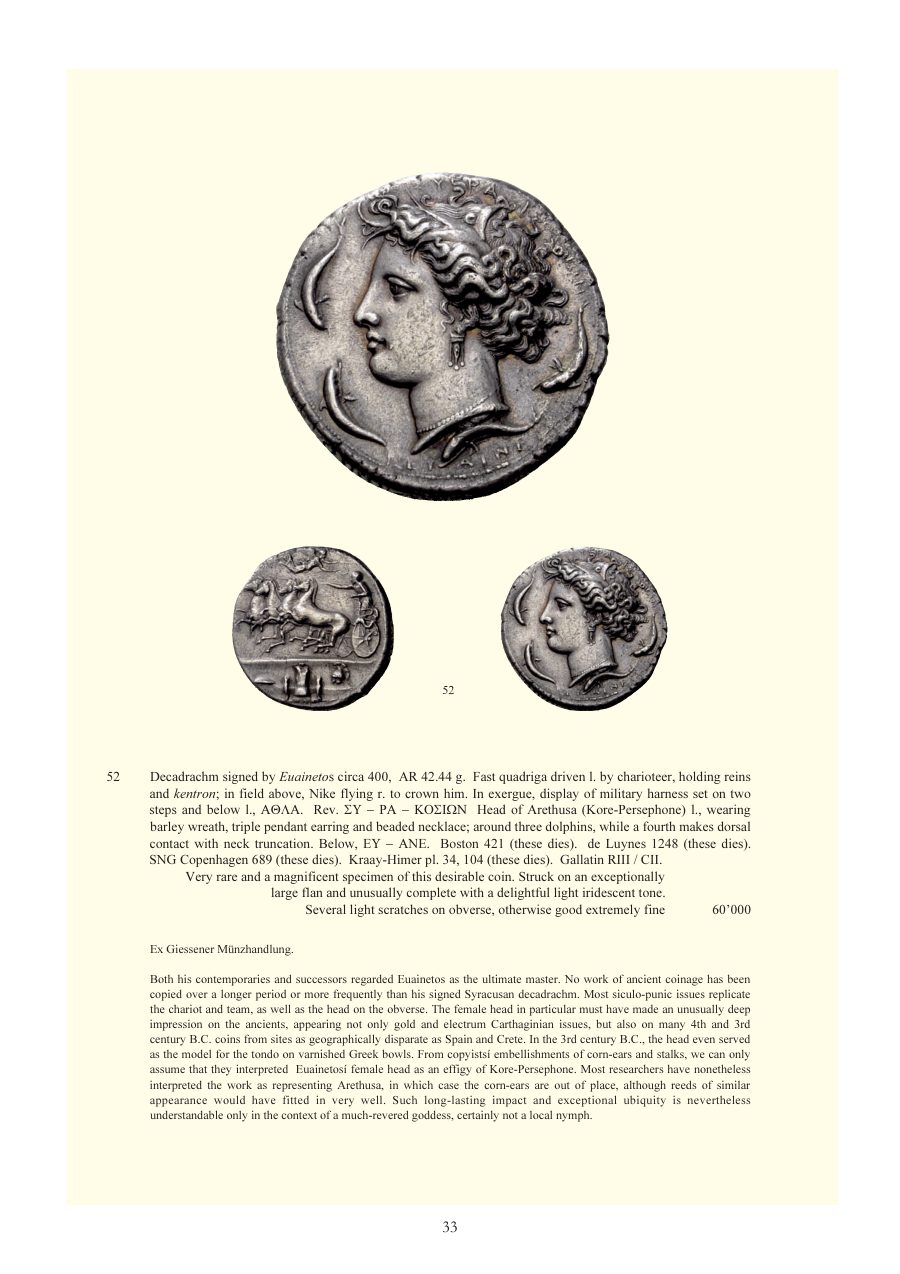 Numismatica Ars Classica Auction 48 (2008) page 33