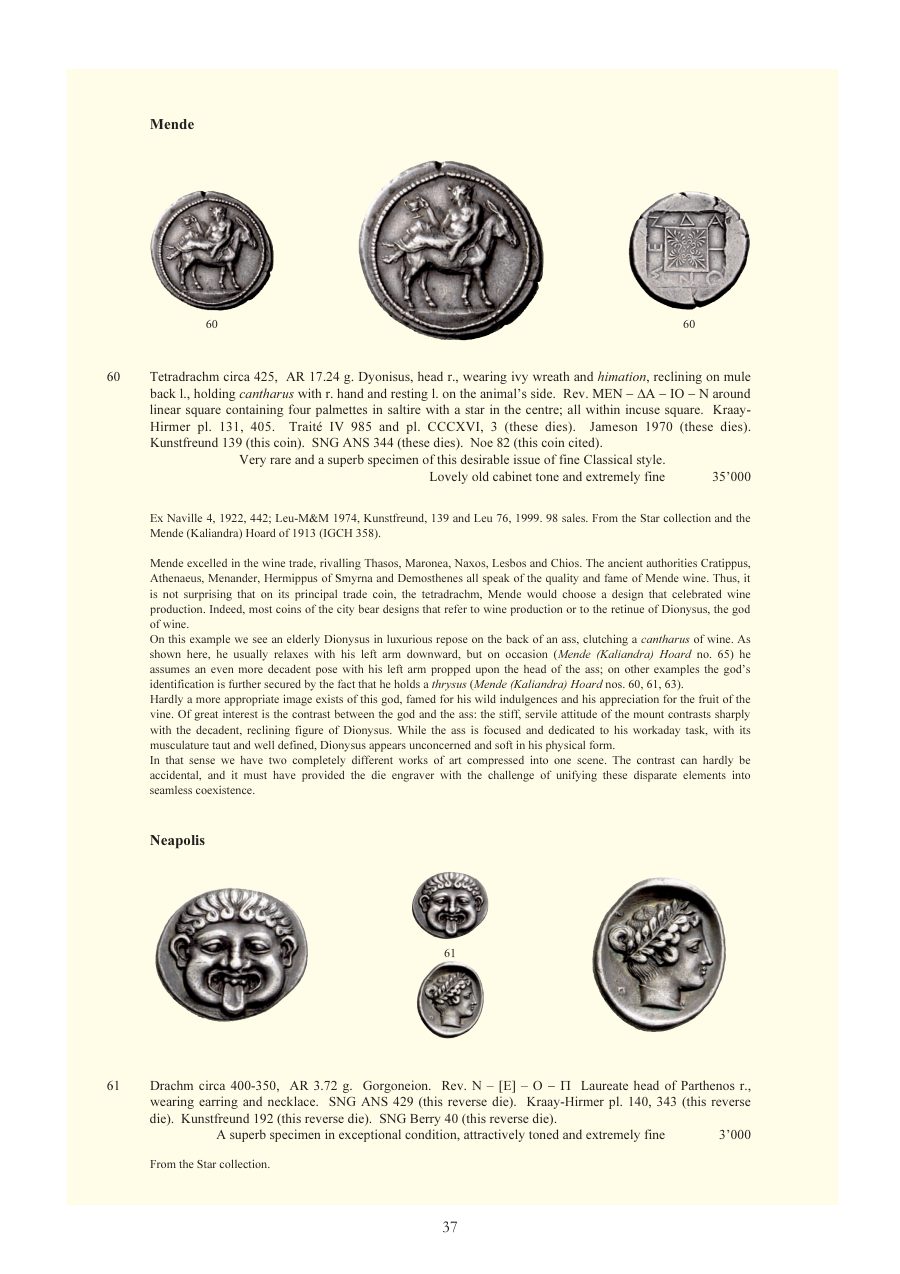 Numismatica Ars Classica Auction 48 (2008) page 37