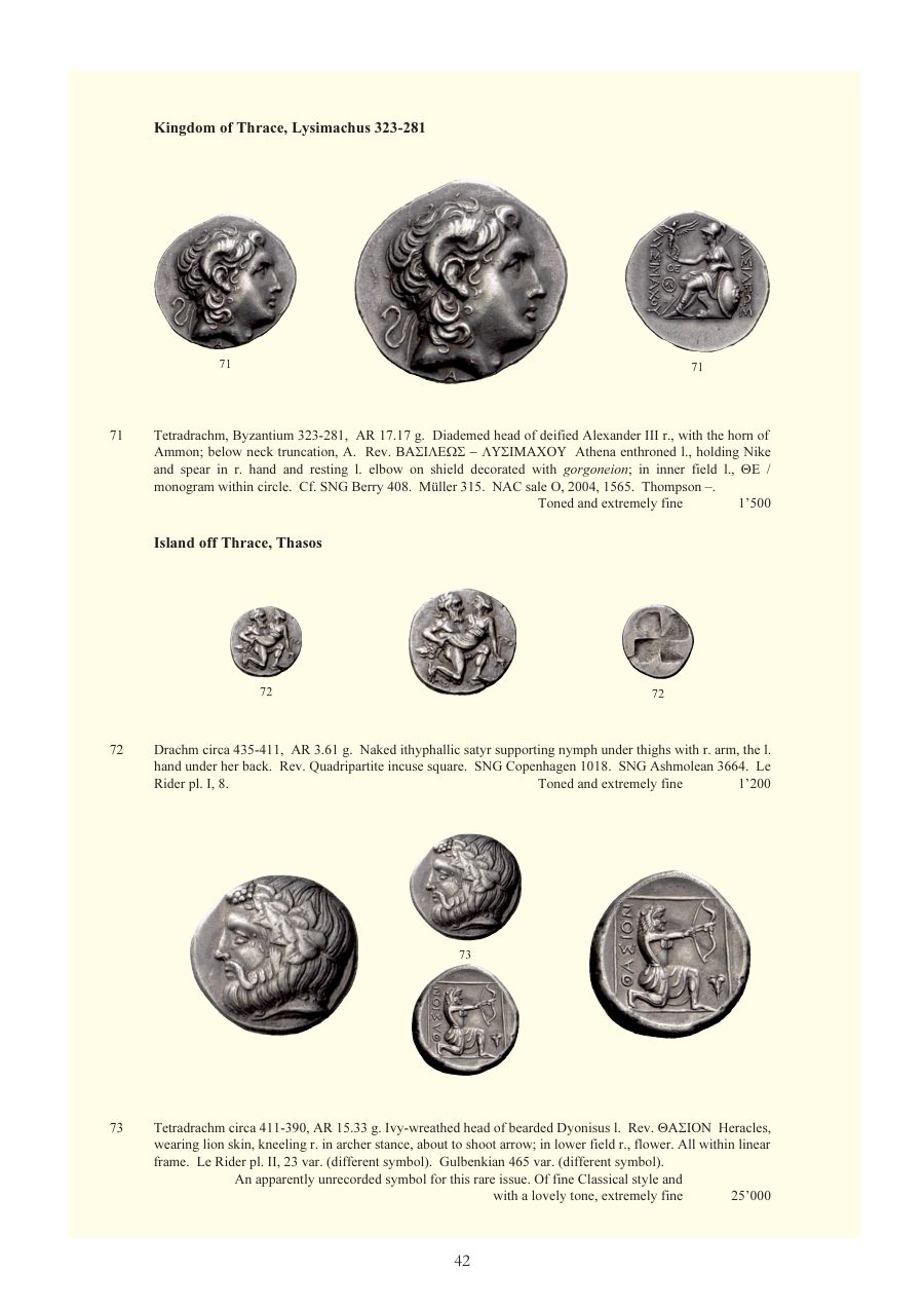 Numismatica Ars Classica Auction 48 (2008) page 42