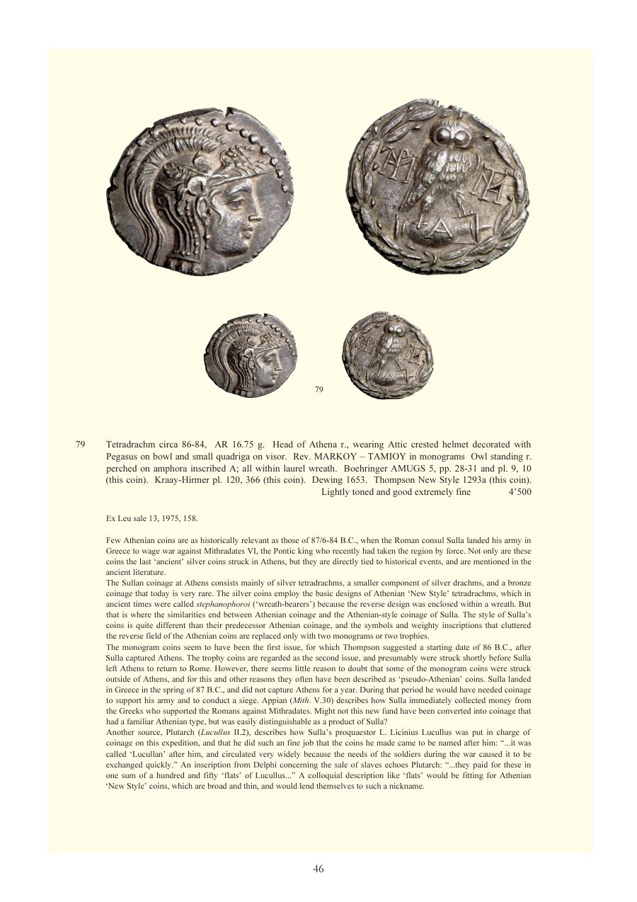 Numismatica Ars Classica Auction 48 (2008) page 46