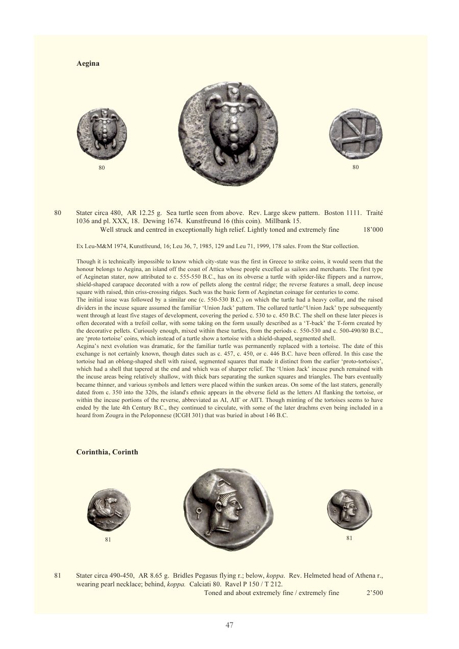 Numismatica Ars Classica Auction 48 (2008) page 47