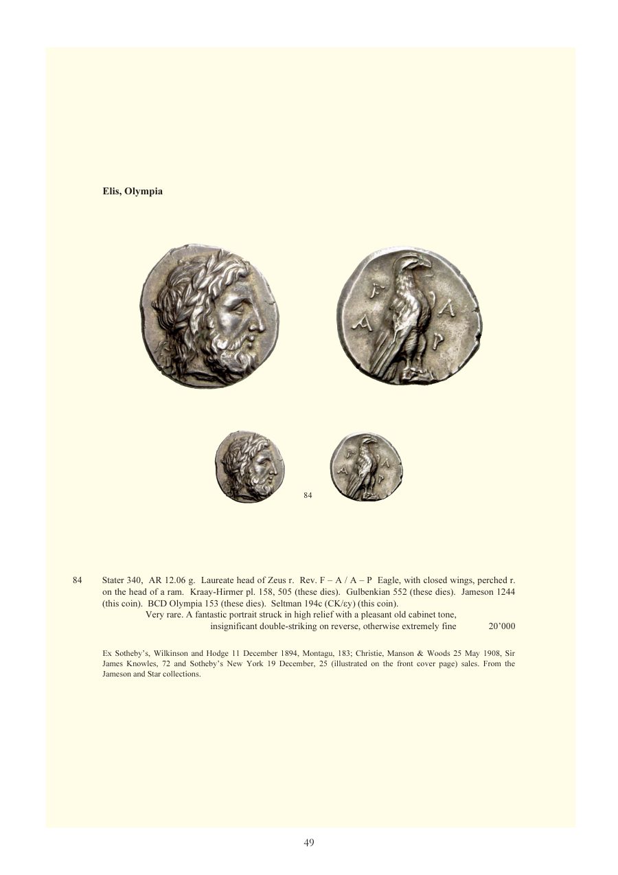 Numismatica Ars Classica Auction 48 (2008) page 49