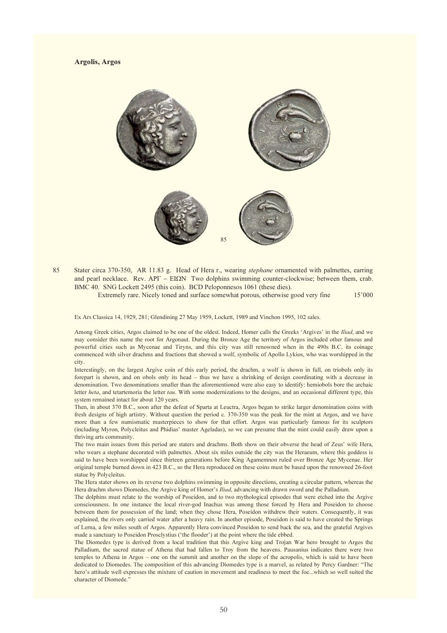 Numismatica Ars Classica Auction 48 (2008) page 50