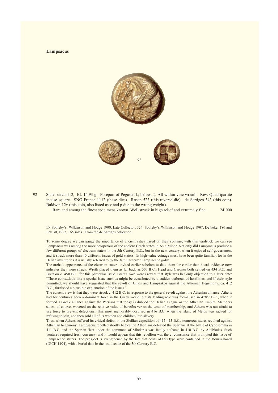 Numismatica Ars Classica Auction 48 (2008) page 55