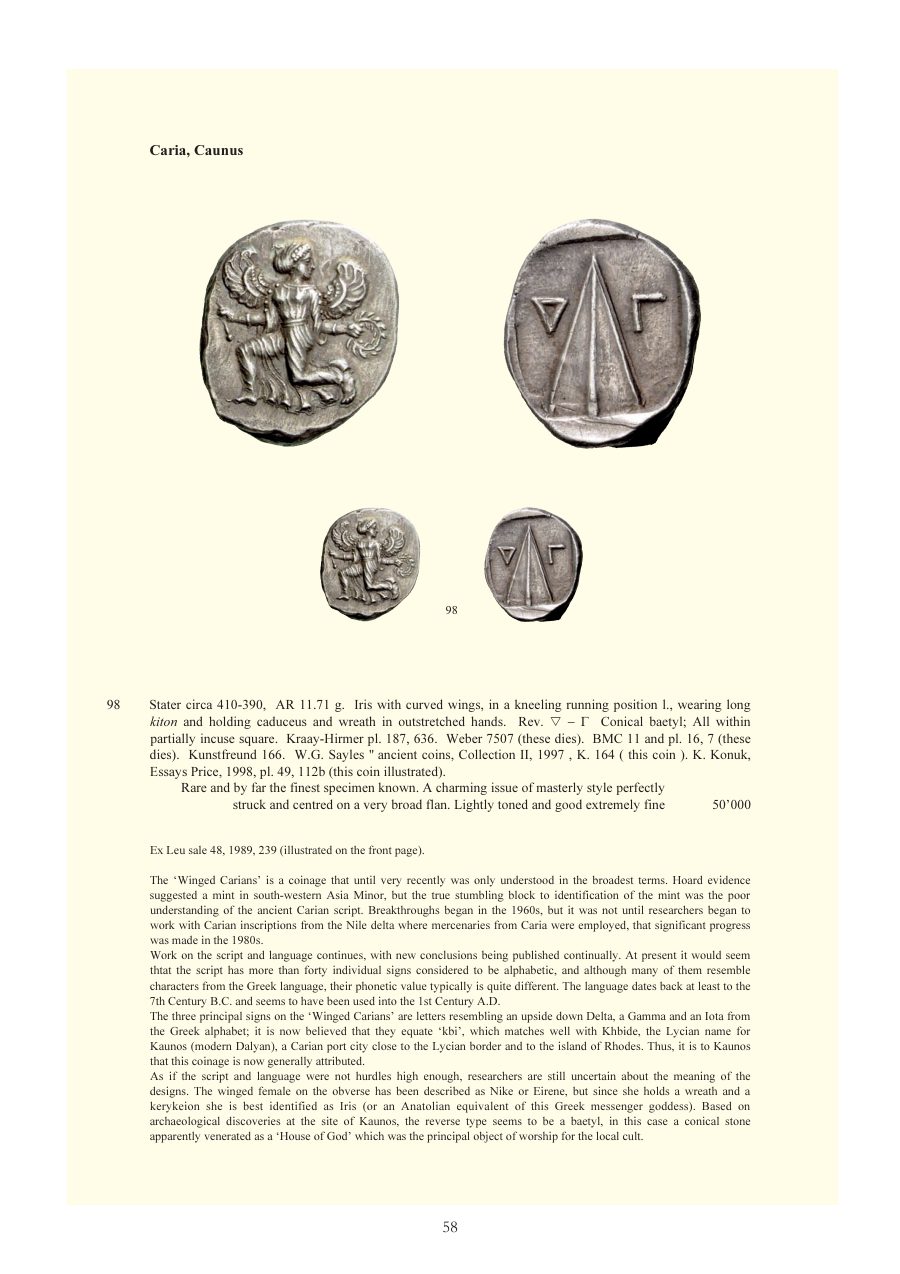 Numismatica Ars Classica Auction 48 (2008) page 58
