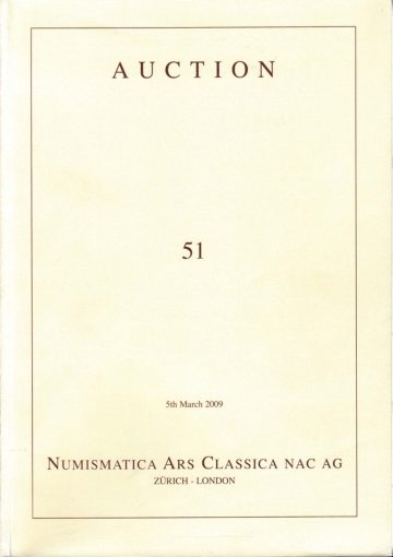 Numismatica Ars Classica Auction 51 (2009) cover