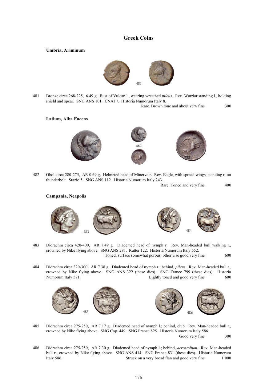 Numismatica Ars Classica Auction 51 (2009) page 176