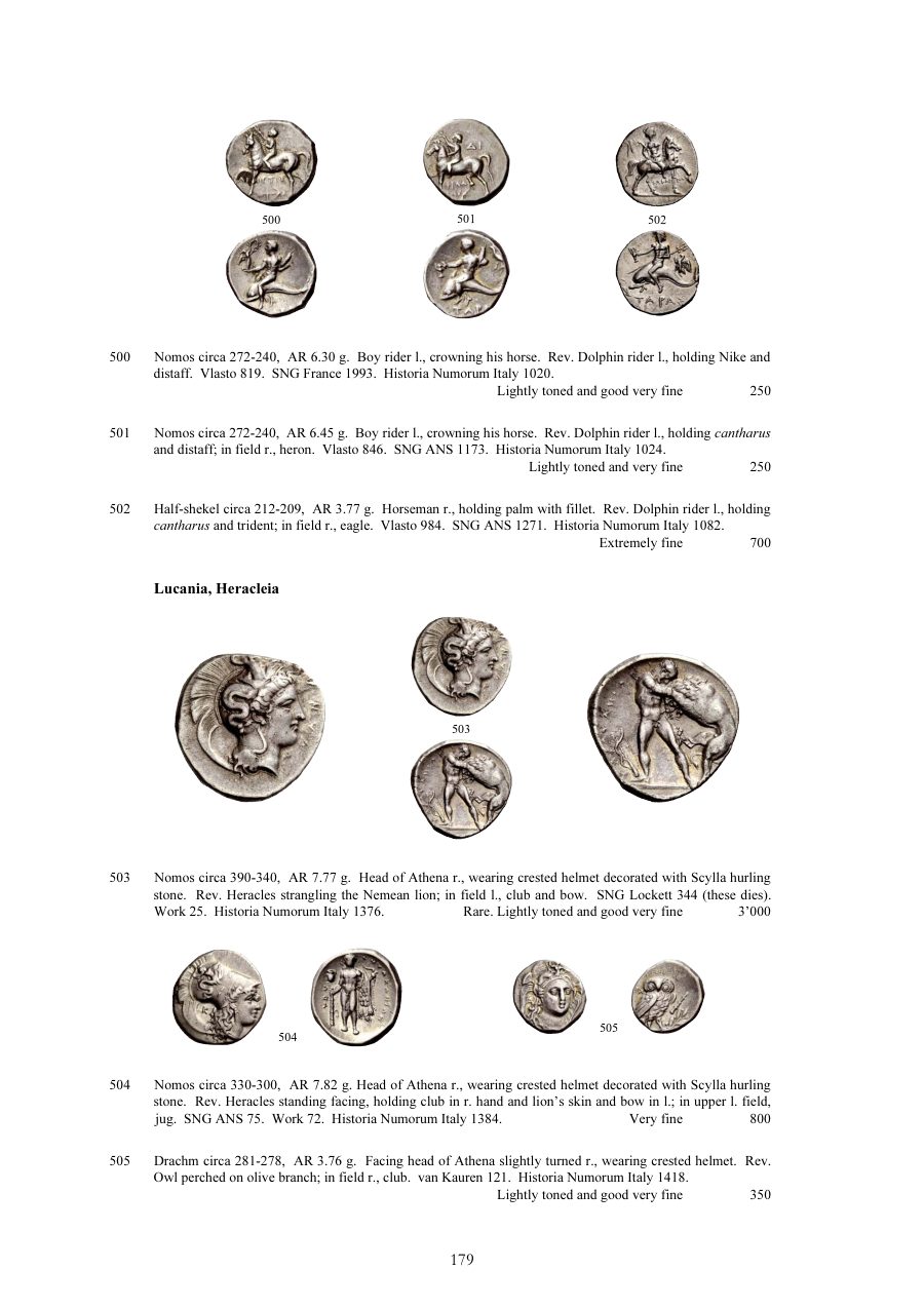 Numismatica Ars Classica Auction 51 (2009) page 179