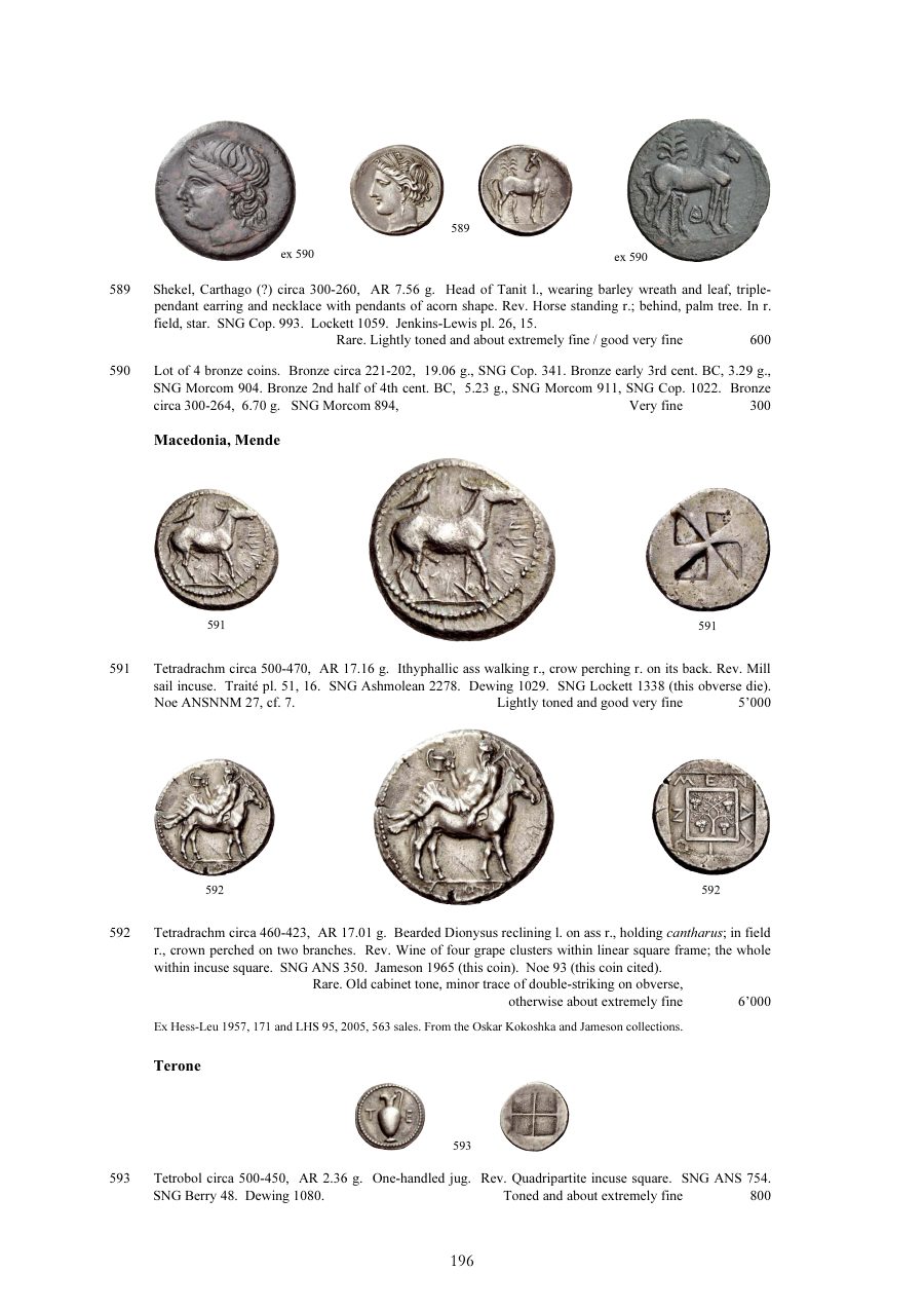 Numismatica Ars Classica Auction 51 (2009) page 196