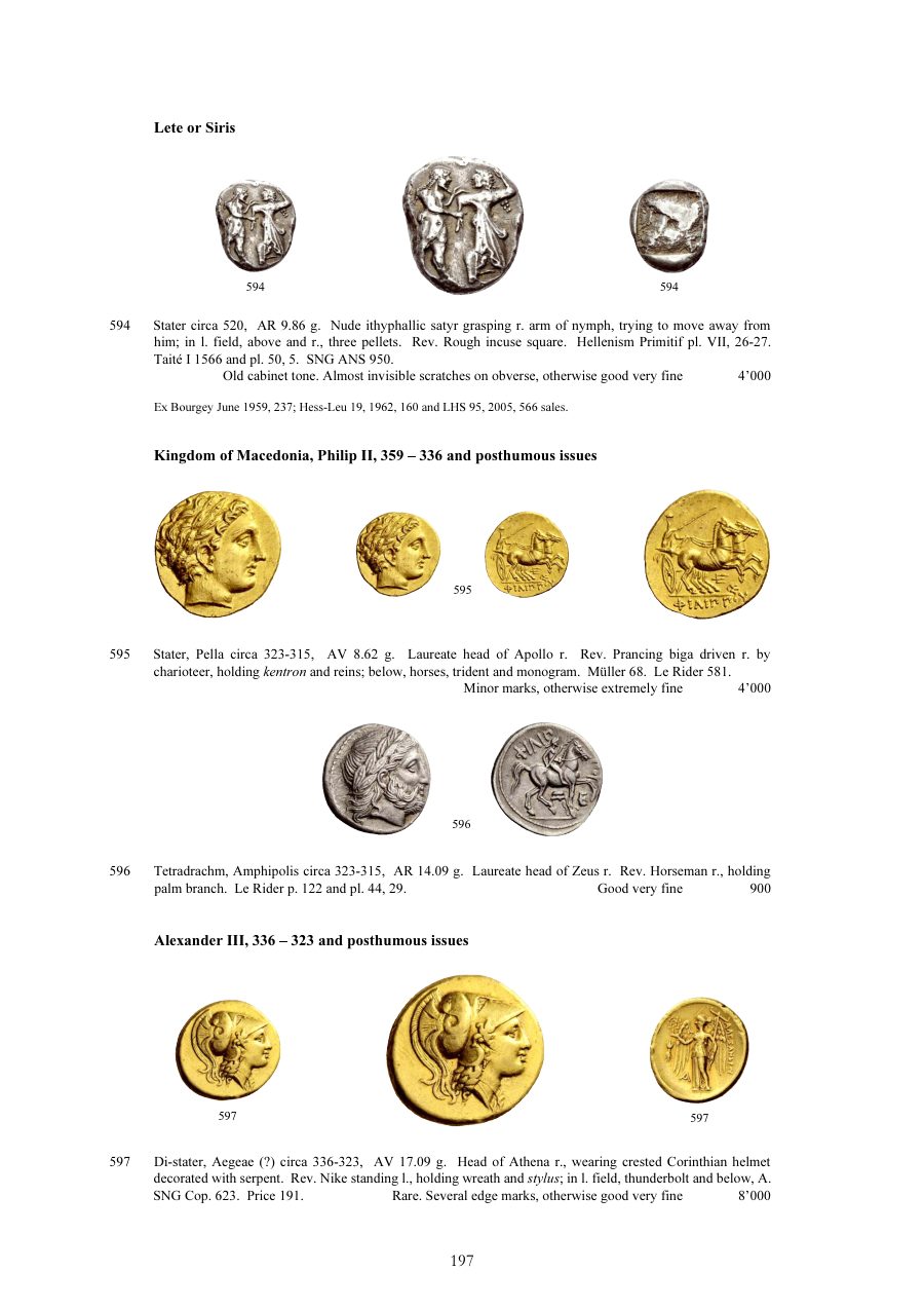 Numismatica Ars Classica Auction 51 (2009) page 197