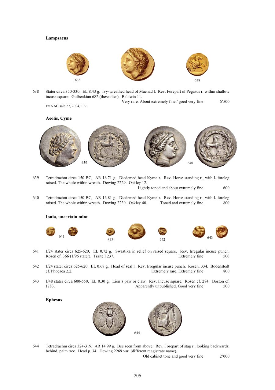 Numismatica Ars Classica Auction 51 (2009) page 205