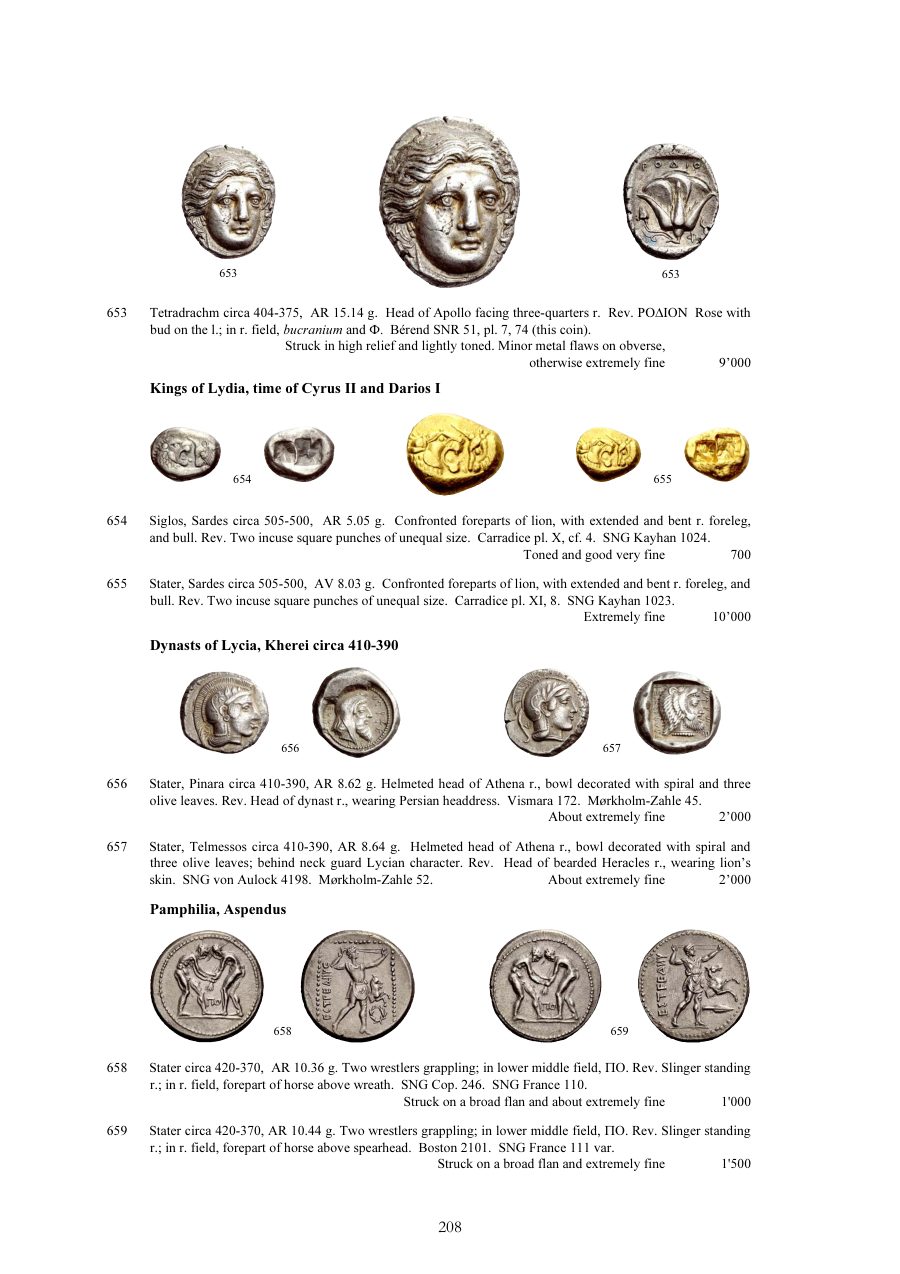 Numismatica Ars Classica Auction 51 (2009) page 208