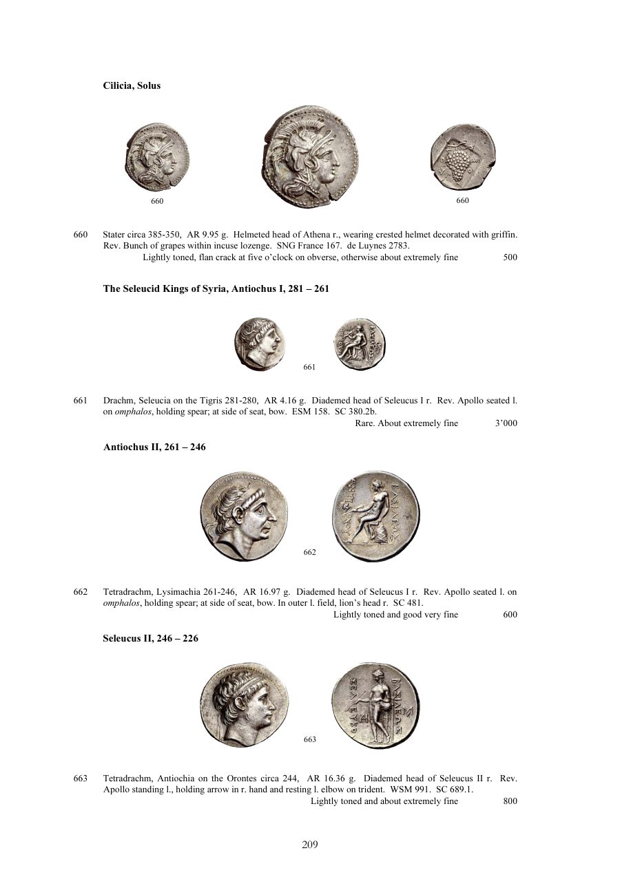 Numismatica Ars Classica Auction 51 (2009) page 209