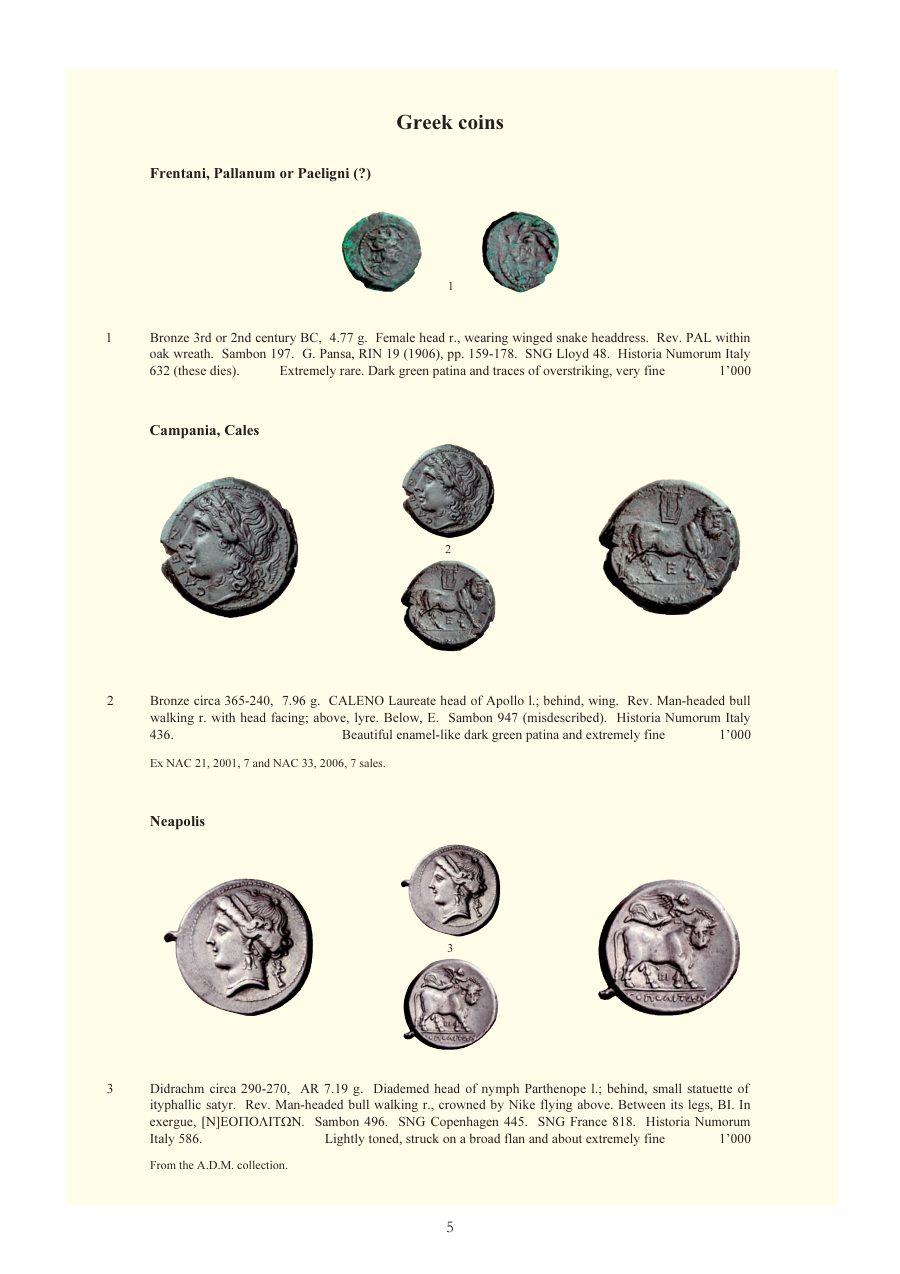 Numismatica Ars Classica Auction 52 (2009) page 4