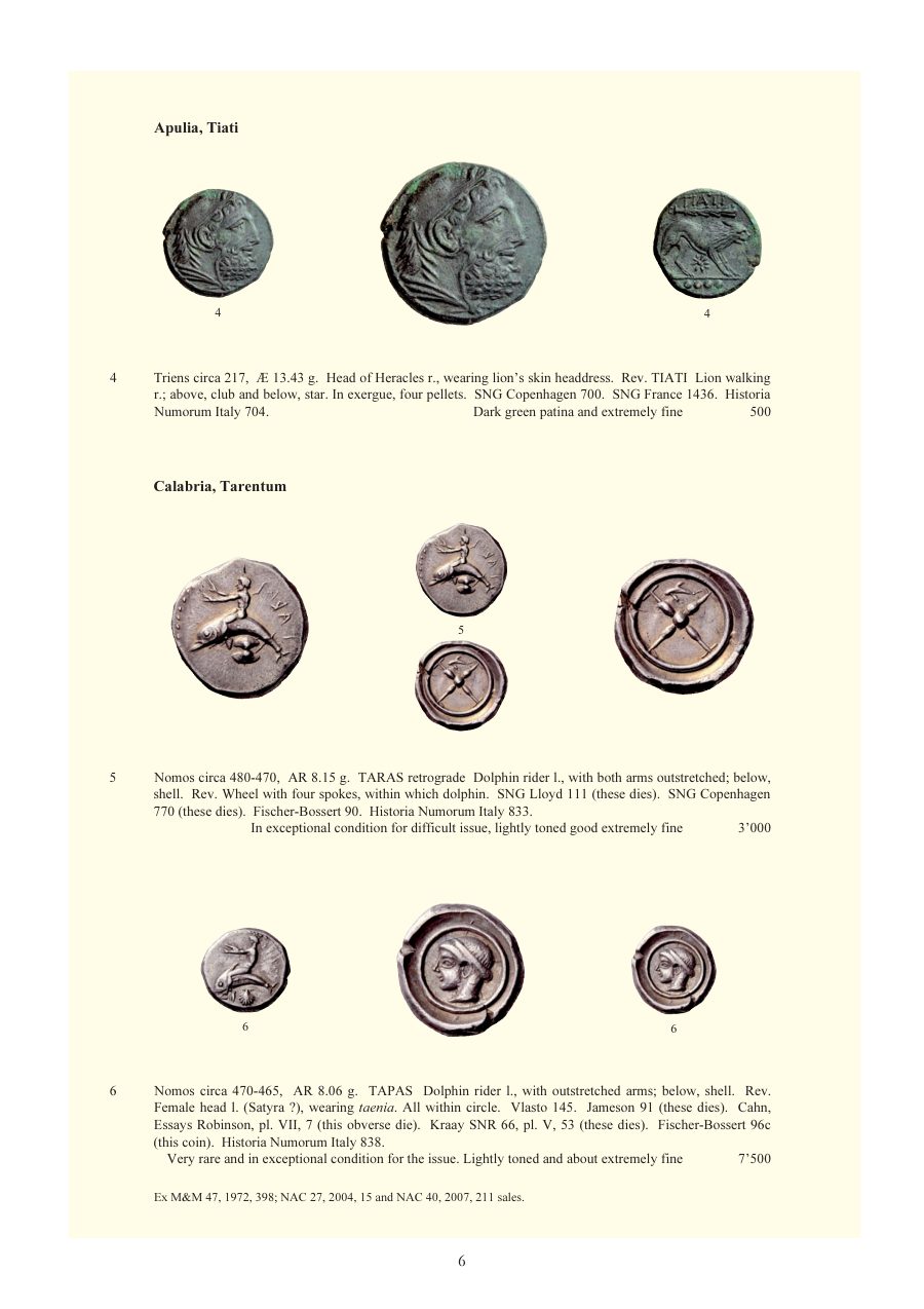 Numismatica Ars Classica Auction 52 (2009) page 5