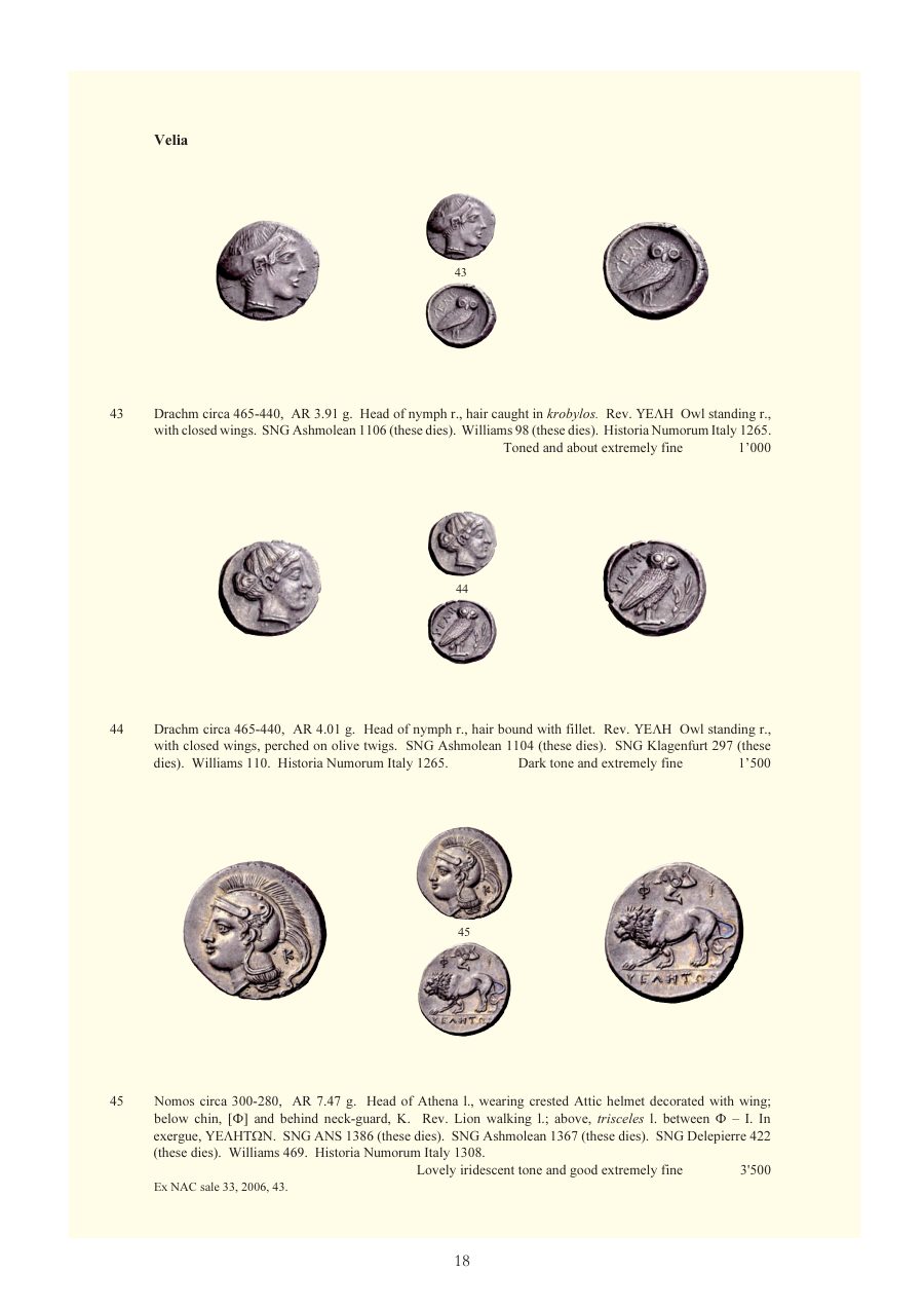 Numismatica Ars Classica Auction 52 (2009) page 17