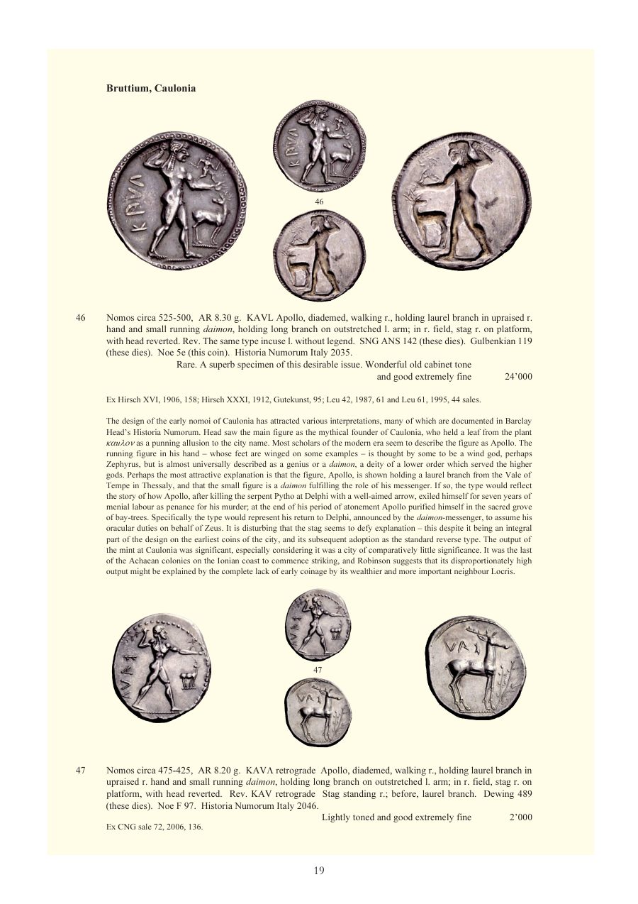 Numismatica Ars Classica Auction 52 (2009) page 18