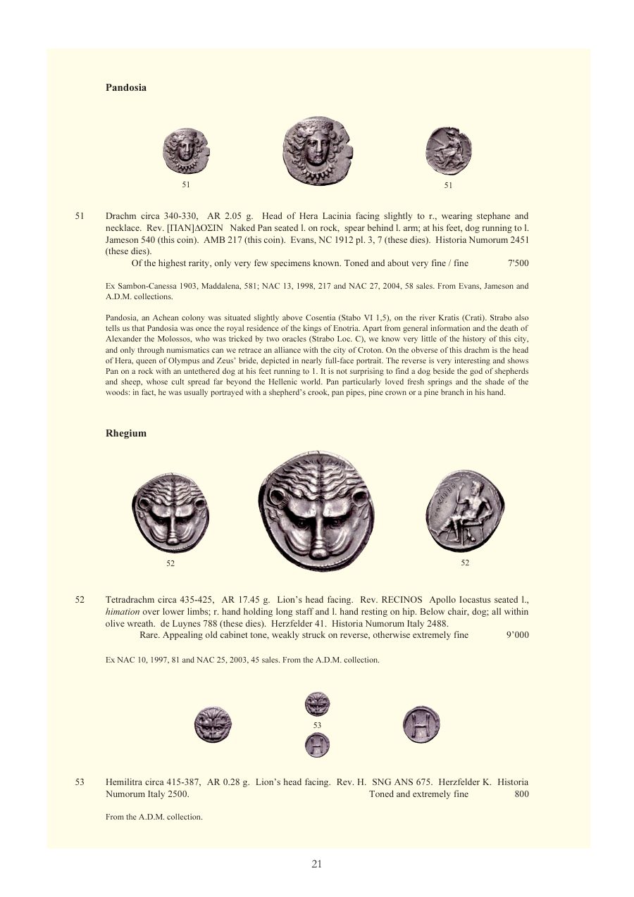 Numismatica Ars Classica Auction 52 (2009) page 20