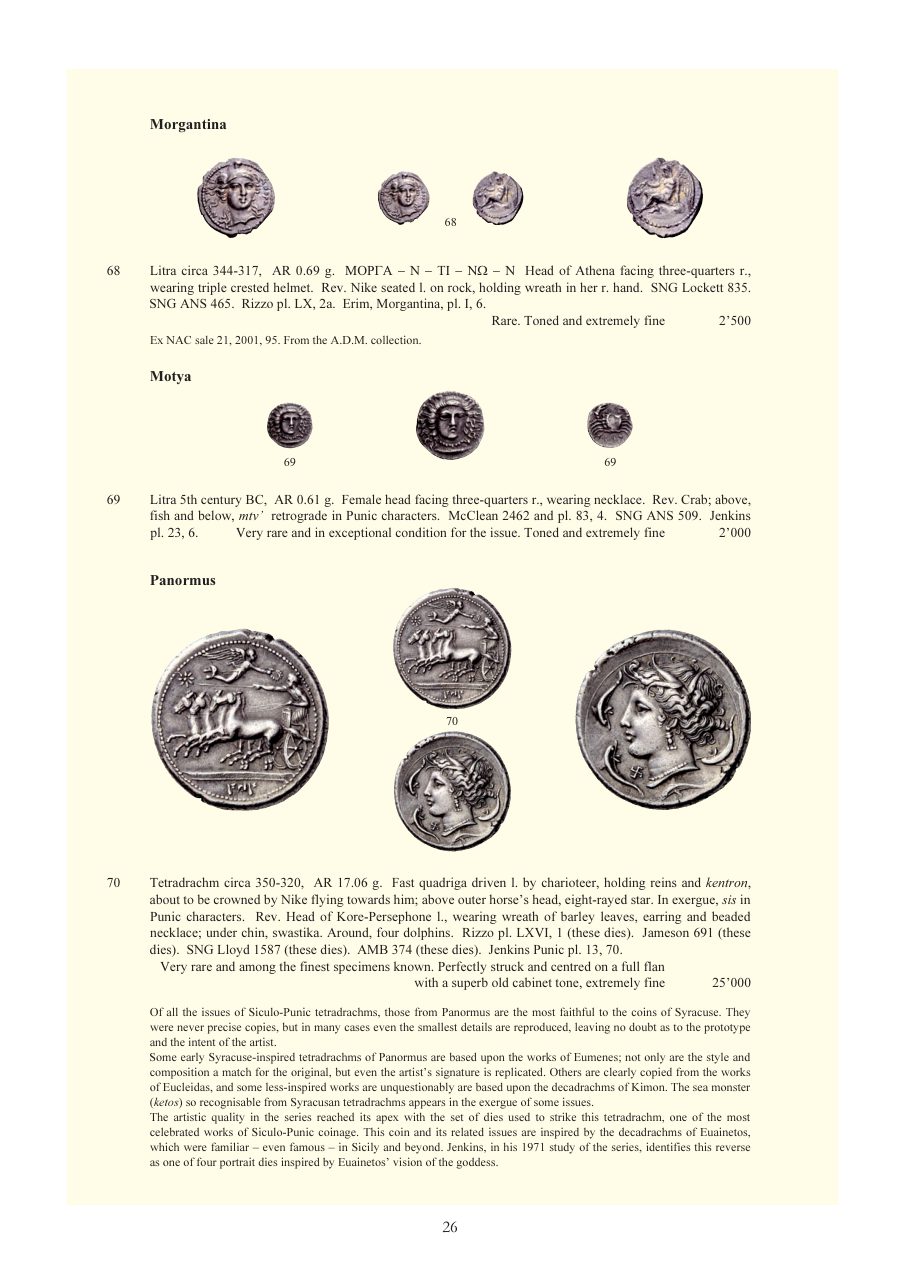 Numismatica Ars Classica Auction 52 (2009) page 25