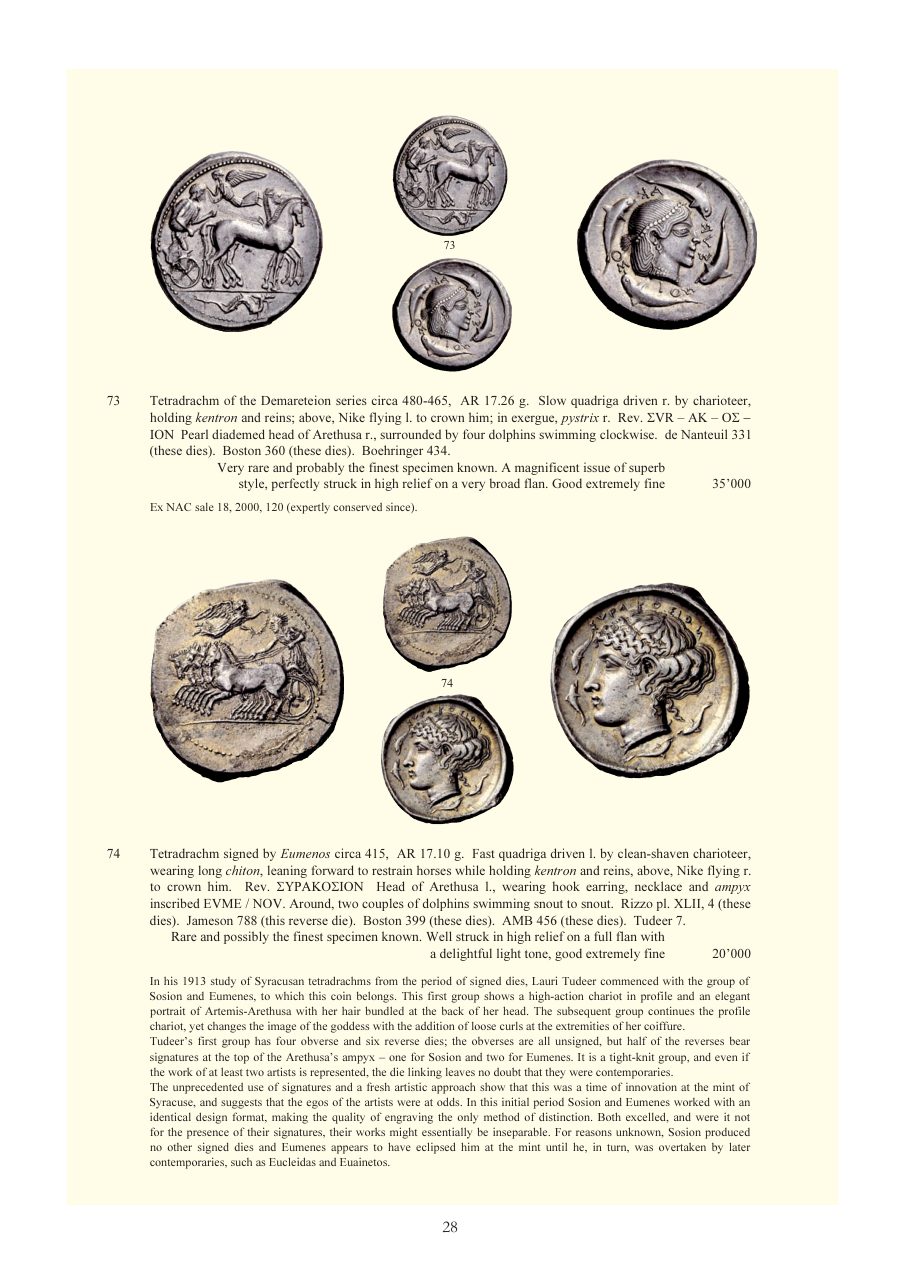 Numismatica Ars Classica Auction 52 (2009) page 27