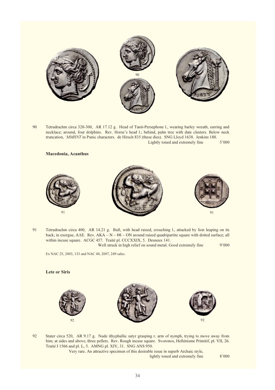 Numismatica Ars Classica Auction 52 (2009) page 33
