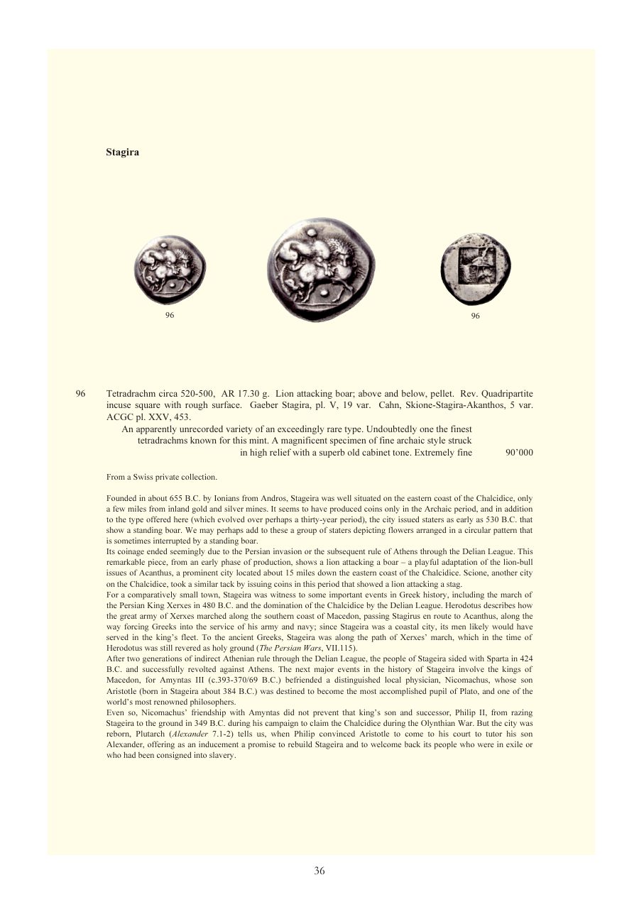 Numismatica Ars Classica Auction 52 (2009) page 35