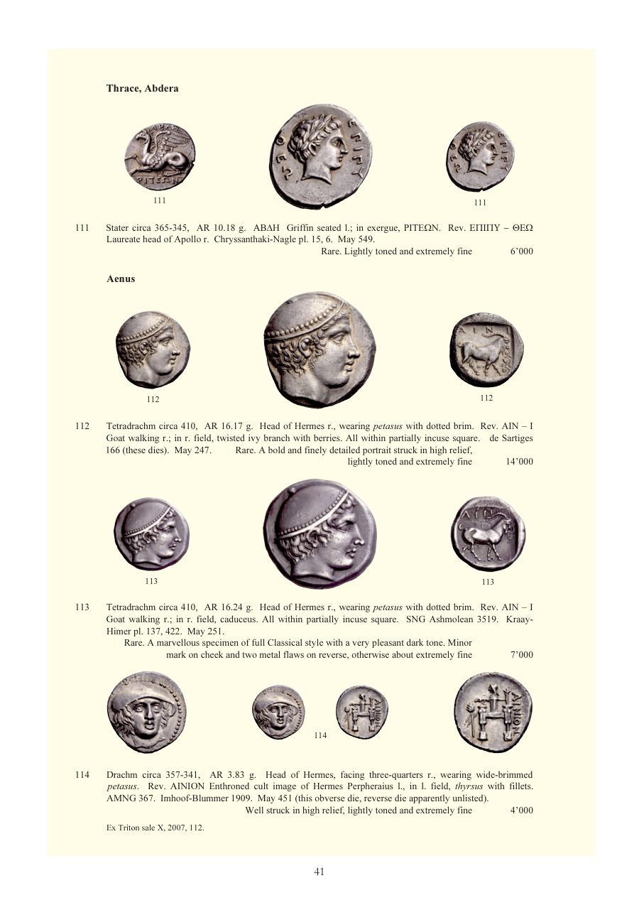Numismatica Ars Classica Auction 52 (2009) page 40