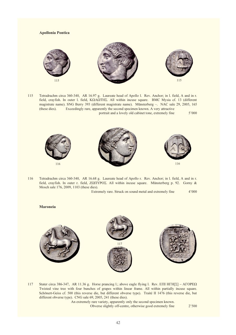 Numismatica Ars Classica Auction 52 (2009) page 41