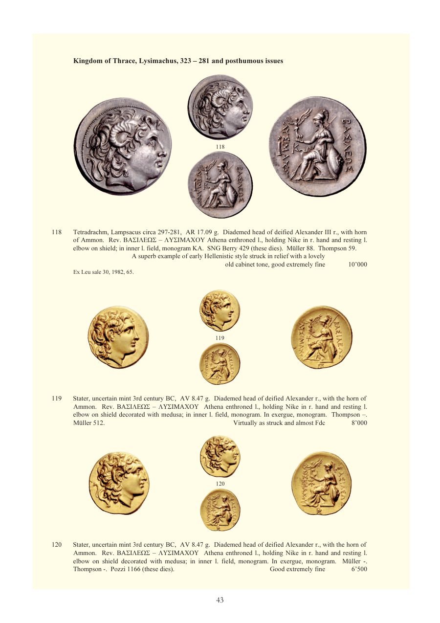 Numismatica Ars Classica Auction 52 (2009) page 42