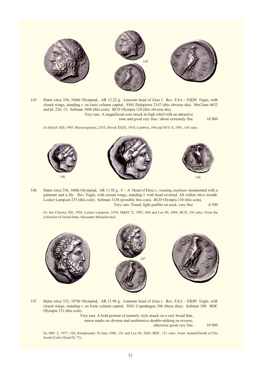 Numismatica Ars Classica Auction 52 (2009) page 50