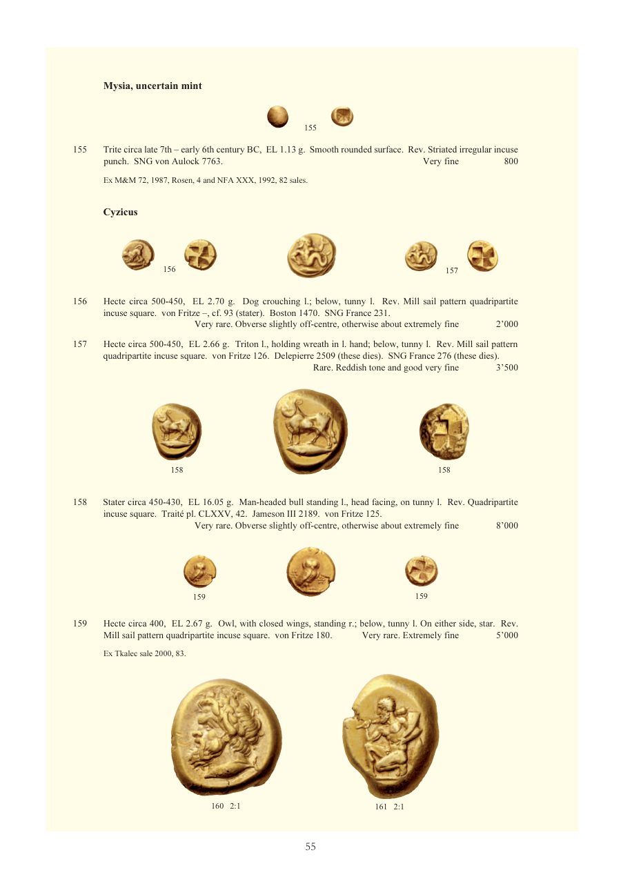 Numismatica Ars Classica Auction 52 (2009) page 54