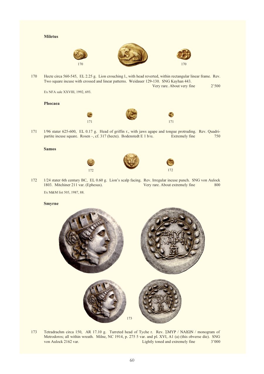 Numismatica Ars Classica Auction 52 (2009) page 59