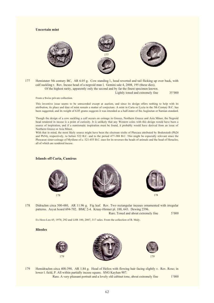 Numismatica Ars Classica Auction 52 (2009) page 61