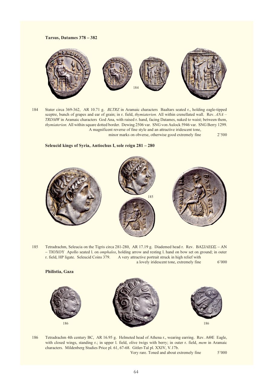Numismatica Ars Classica Auction 52 (2009) page 63