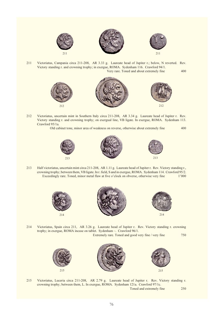 Numismatica Ars Classica Auction 52 (2009) page 75