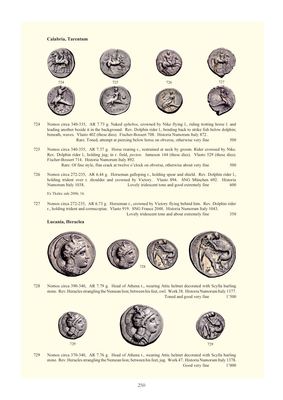 Numismatica Ars Classica Auction 52 (2009) page 249