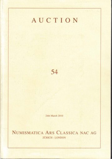 Numismatica Ars Classica Auction 54 (2010) cover