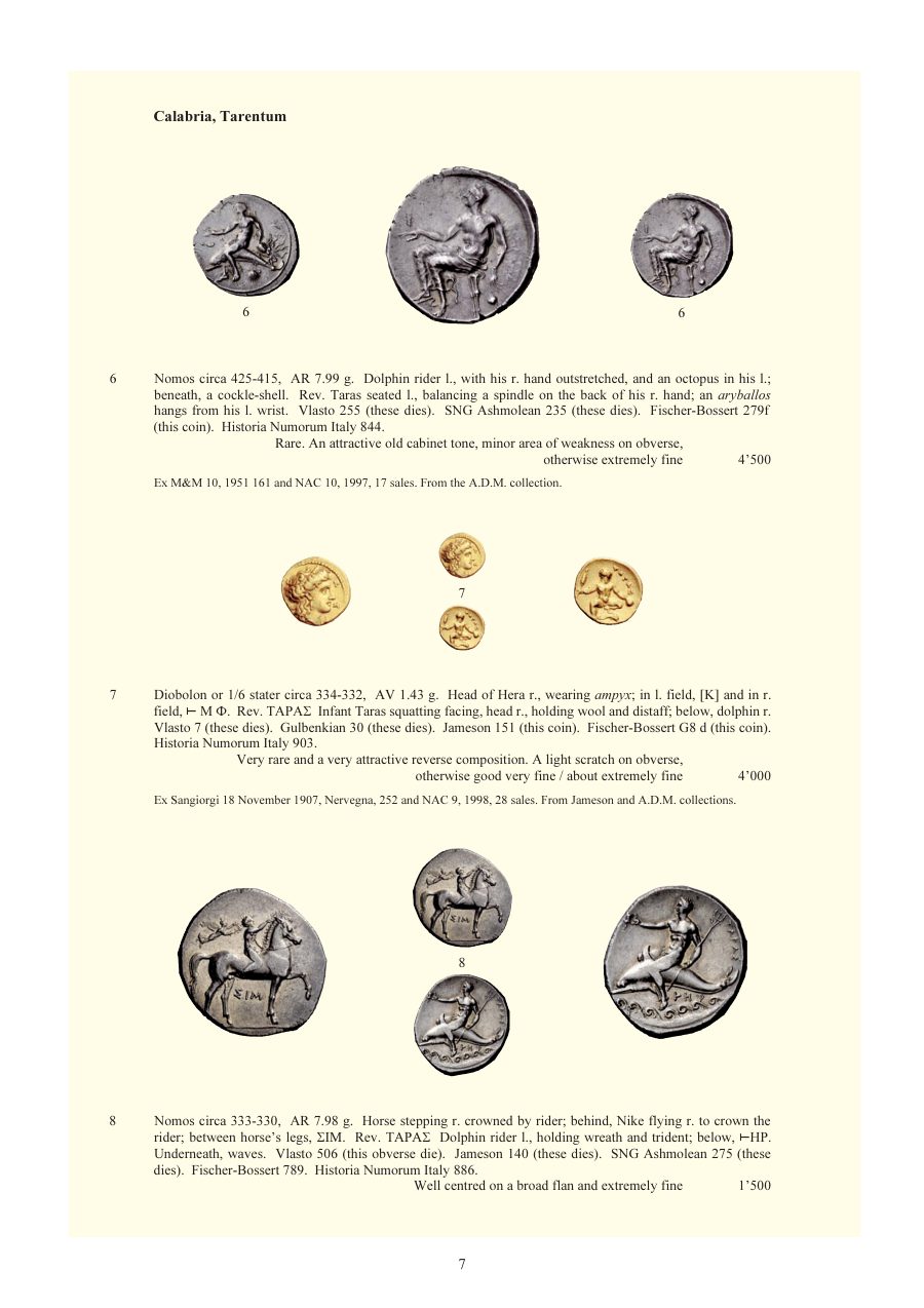 Numismatica Ars Classica Auction 54 (2010) page 7