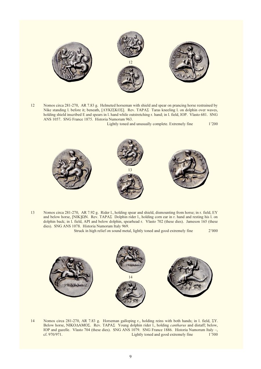 Numismatica Ars Classica Auction 54 (2010) page 9