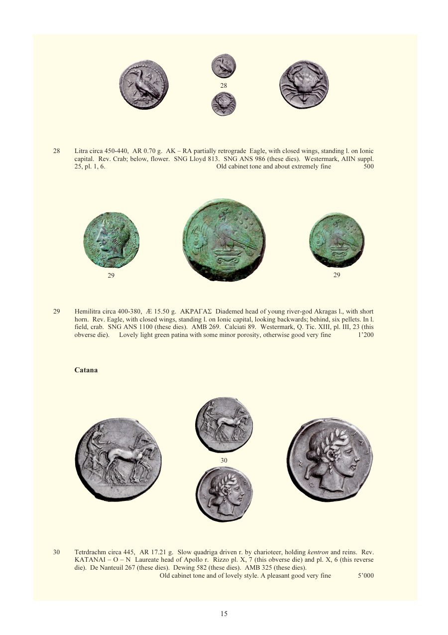 Numismatica Ars Classica Auction 54 (2010) page 15