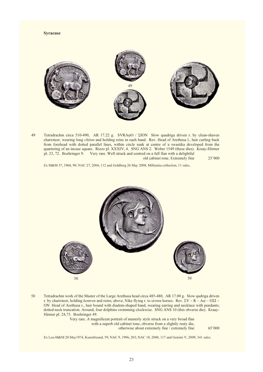 Numismatica Ars Classica Auction 54 (2010) page 23